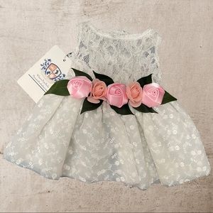 NWT XS pet dress for wedding or special event!